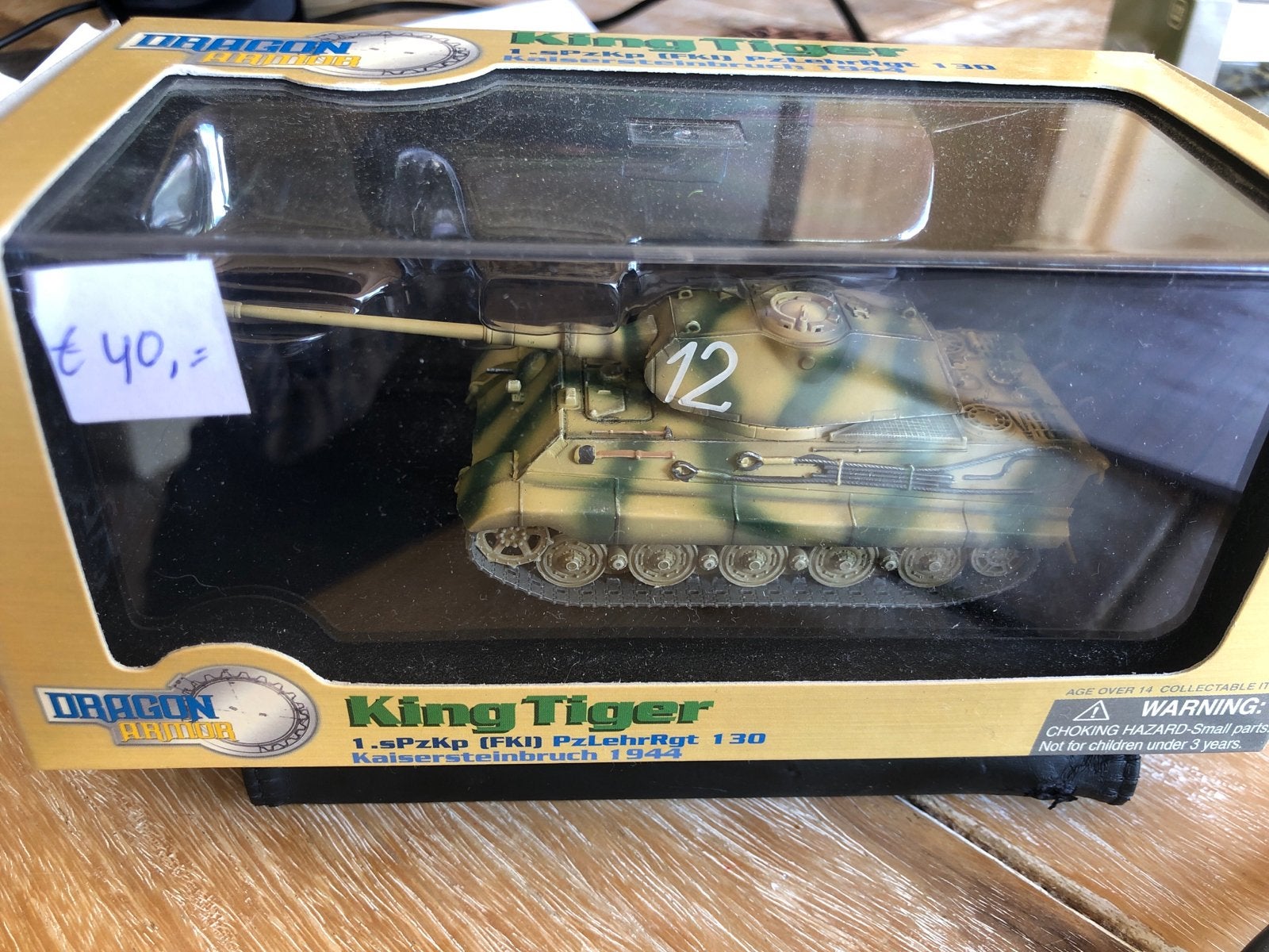 Dragon Models King Tiger Tank 1:72 Schaal Model, Hobby en Vrije tijd, Overige merken, Nieuw, Ophalen of Verzenden, Tank