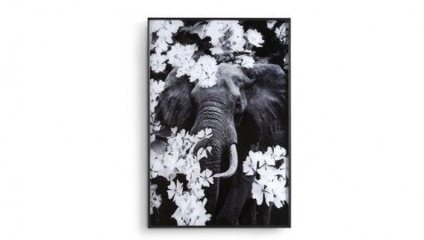 Schilderij Flower Elephant, Ophalen, Oorspronkelijke maker, Nieuw, Print