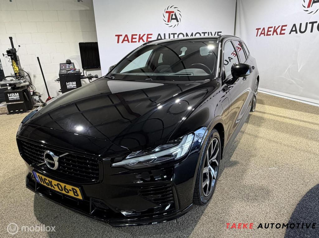 Volvo V60 2.0 T6 Recharge AWD R-Design, Automaat, Gebruikt, 4 cilinders, Leder en Stof