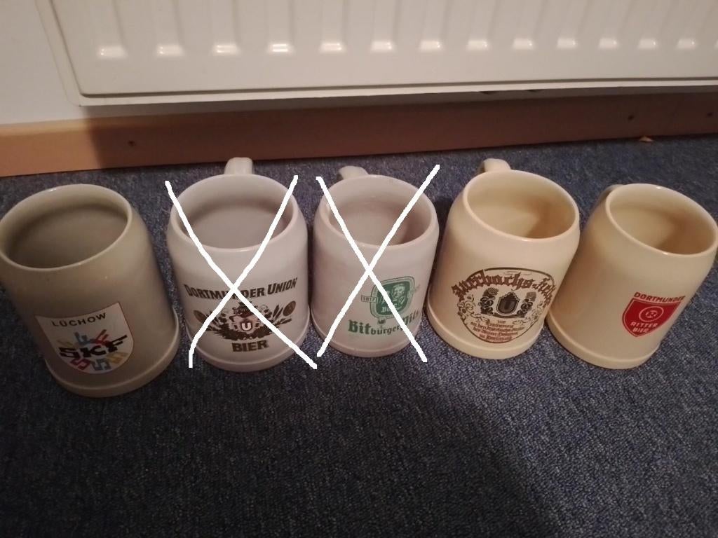diverse bierpullen, Ophalen of Verzenden, Gebruikt, Pul(len), Overige merken