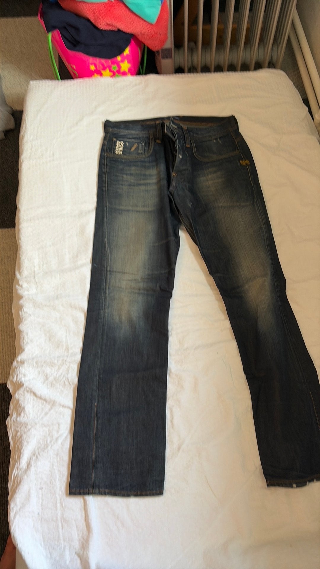 G star raw 5204 maat 34, Ophalen of Verzenden, Zo goed als nieuw, Blauw, W33 - W34 (confectie 48/50)