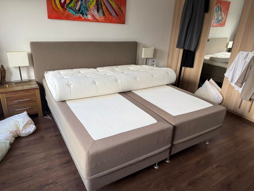 Electrisch verstelbare Swiss Sense boxspring 090x210, Huis en Inrichting, Slaapkamer | Boxsprings, 90 cm, 210 cm, Tweepersoons