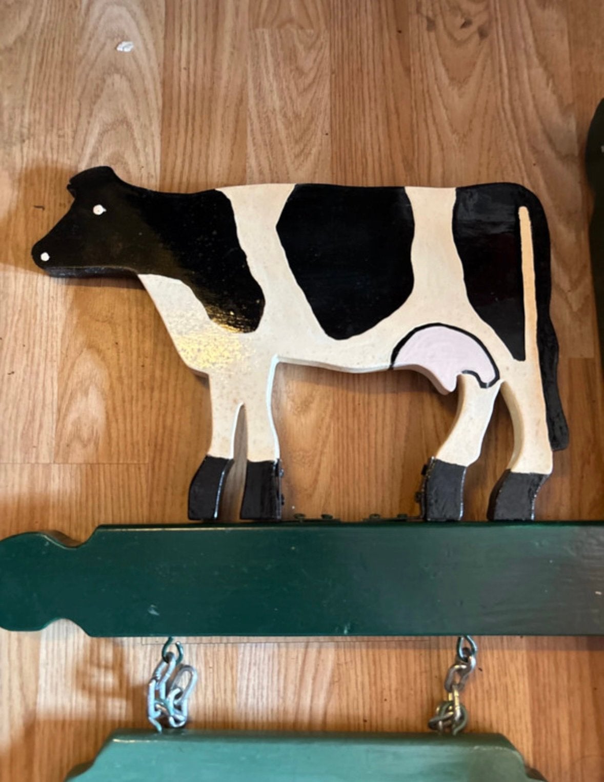 Welkomsbord met koe, Tuin en Terras, Ophalen of Verzenden, Zo goed als nieuw