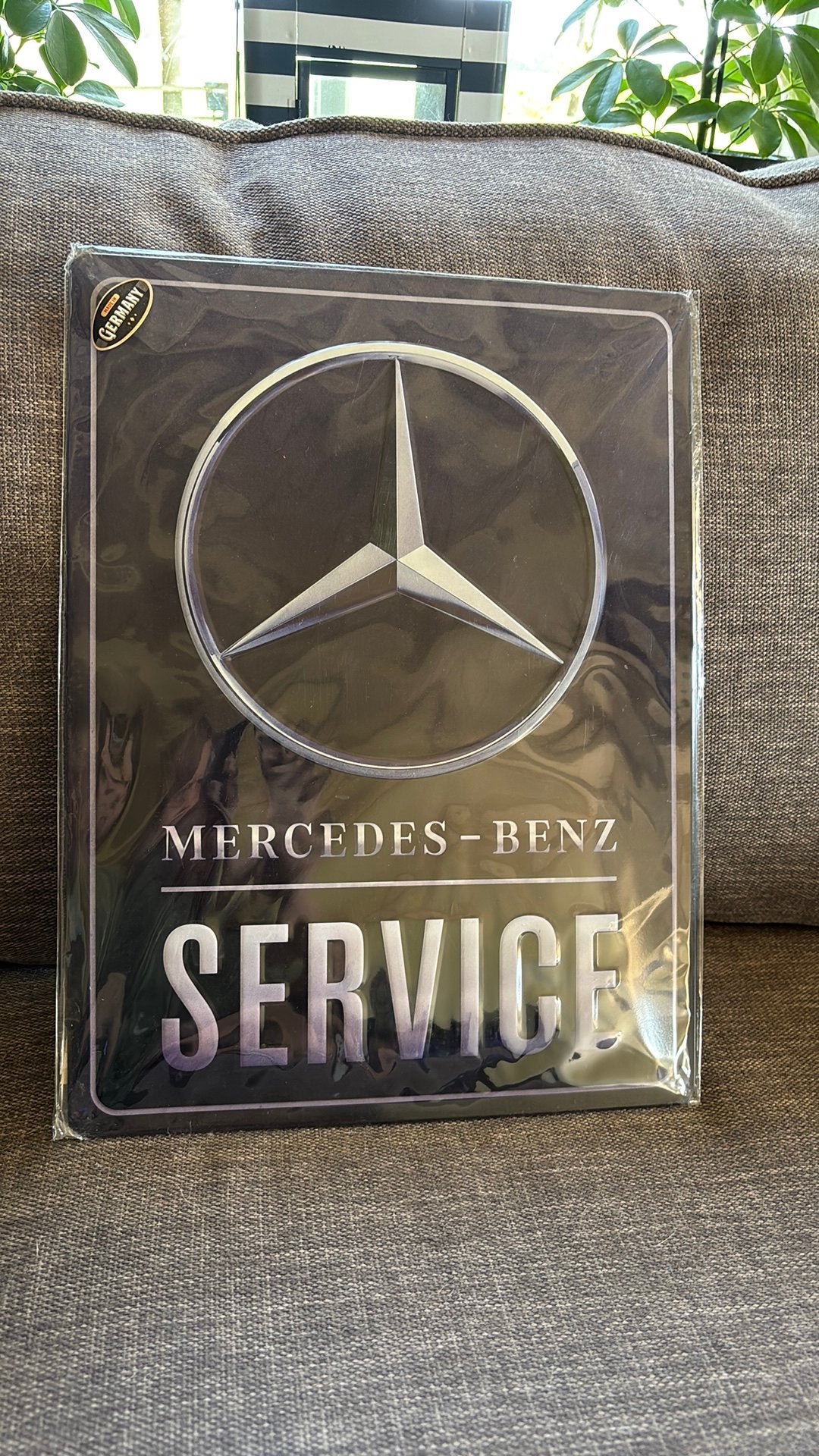 Nostalgic Art - Mercedes-Benz reclamebord 30x40 cm, Ophalen of Verzenden, Nieuw, Reclamebord