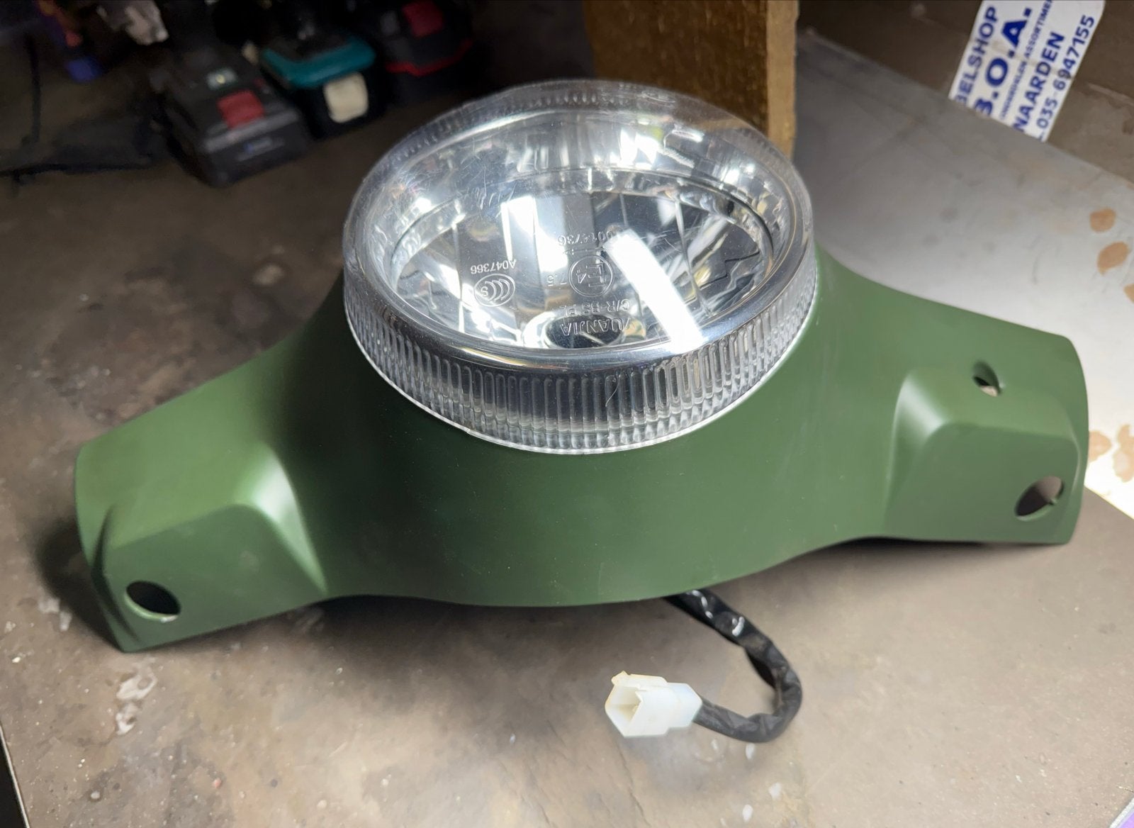 Stuurkap met koplamp - Groen, Ophalen of Verzenden, Gebruikt, Kap, Overige merken
