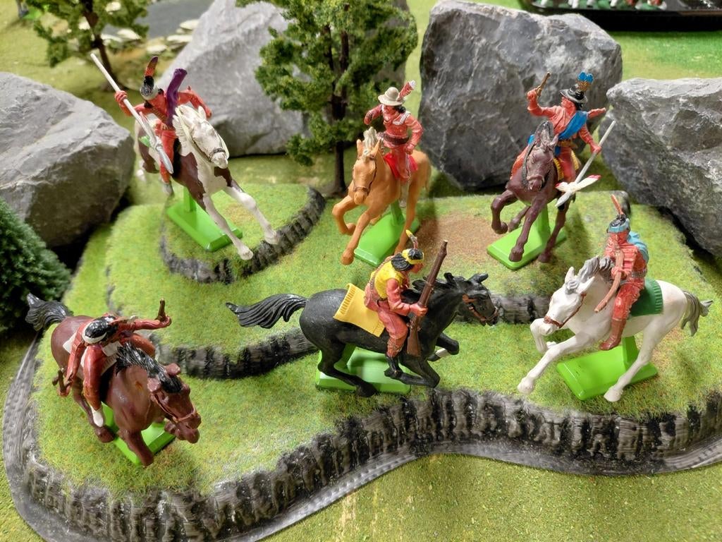 Britains Deetail Apachen te paard, Verzamelen, Ophalen of Verzenden, Zo goed als nieuw