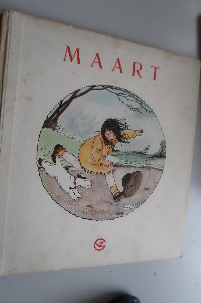 Rie Cramer -maart-lentemaand ,tekeningen en versjes-1e druk, Ophalen of Verzenden, Gelezen, Rie Cramer, Fictie algemeen