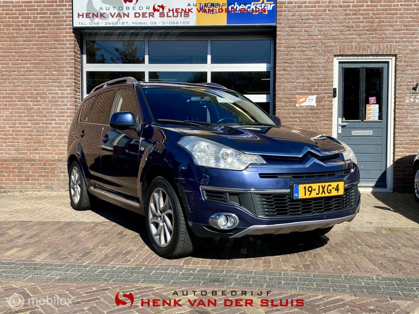 Citroen C-Crosser 2.4-16V Exclusive 7p., Xenon verlichting, 4 cilinders, Blauw, 7 stoelen