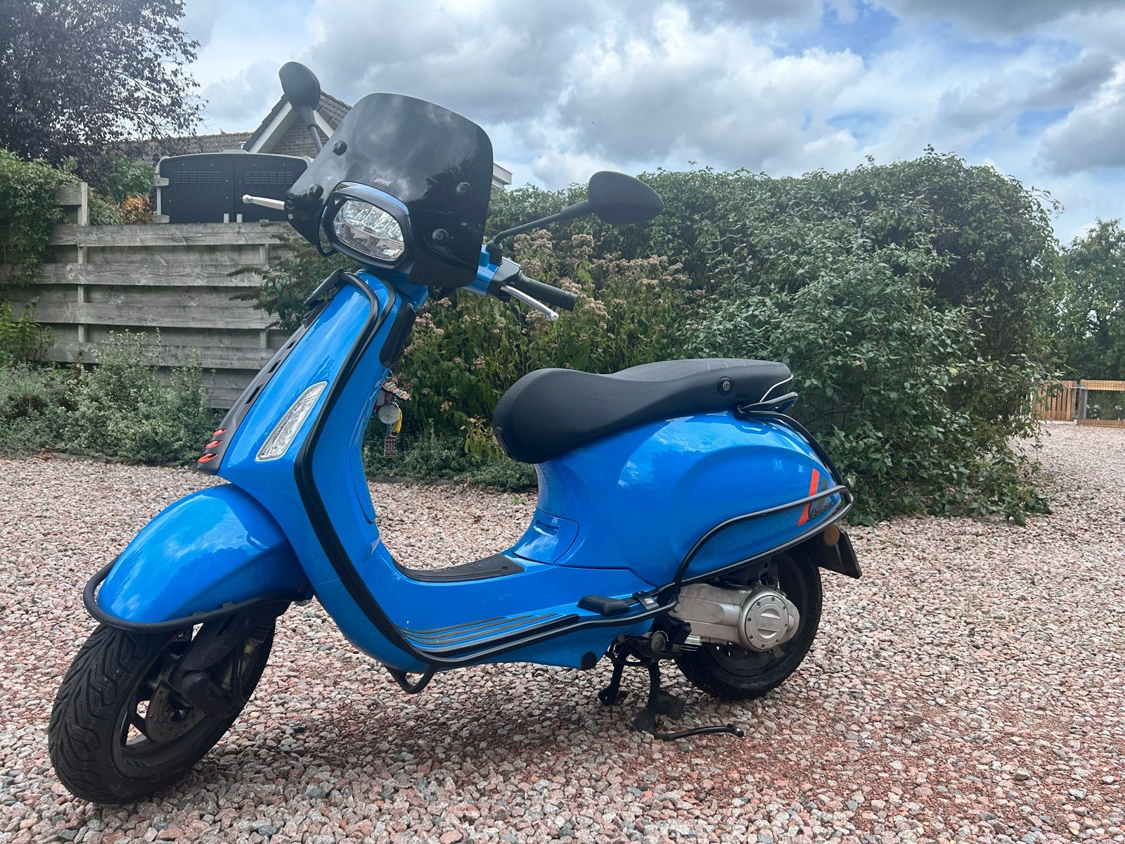 Vespa Sprint 45km/u - Blauw - Goed onderhouden, Ophalen, Gebruikt, Overige modellen, Maximaal 45 km/u