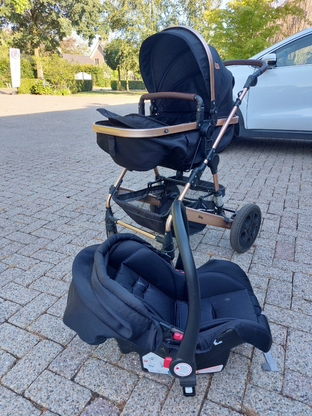 Ding 3-in-1 kinderwagen en autostoeltje, Kinderen en Baby's, Ophalen of Verzenden, Gebruikt, Overige merken
