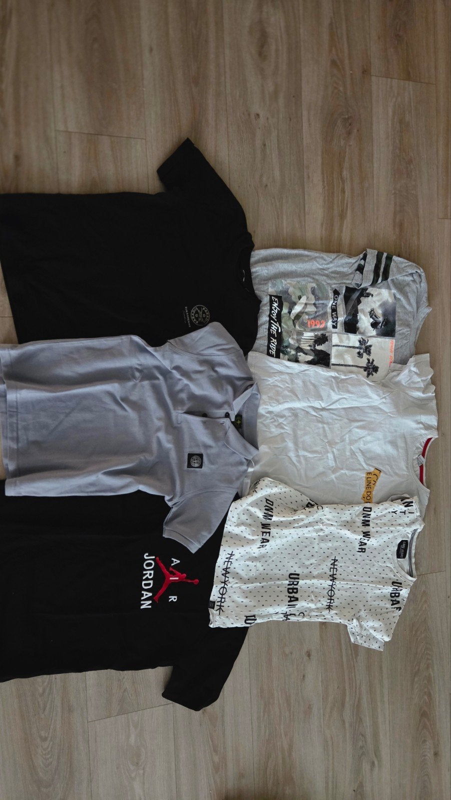 Set van 6 T-shirts maat 158/164, Ophalen of Verzenden