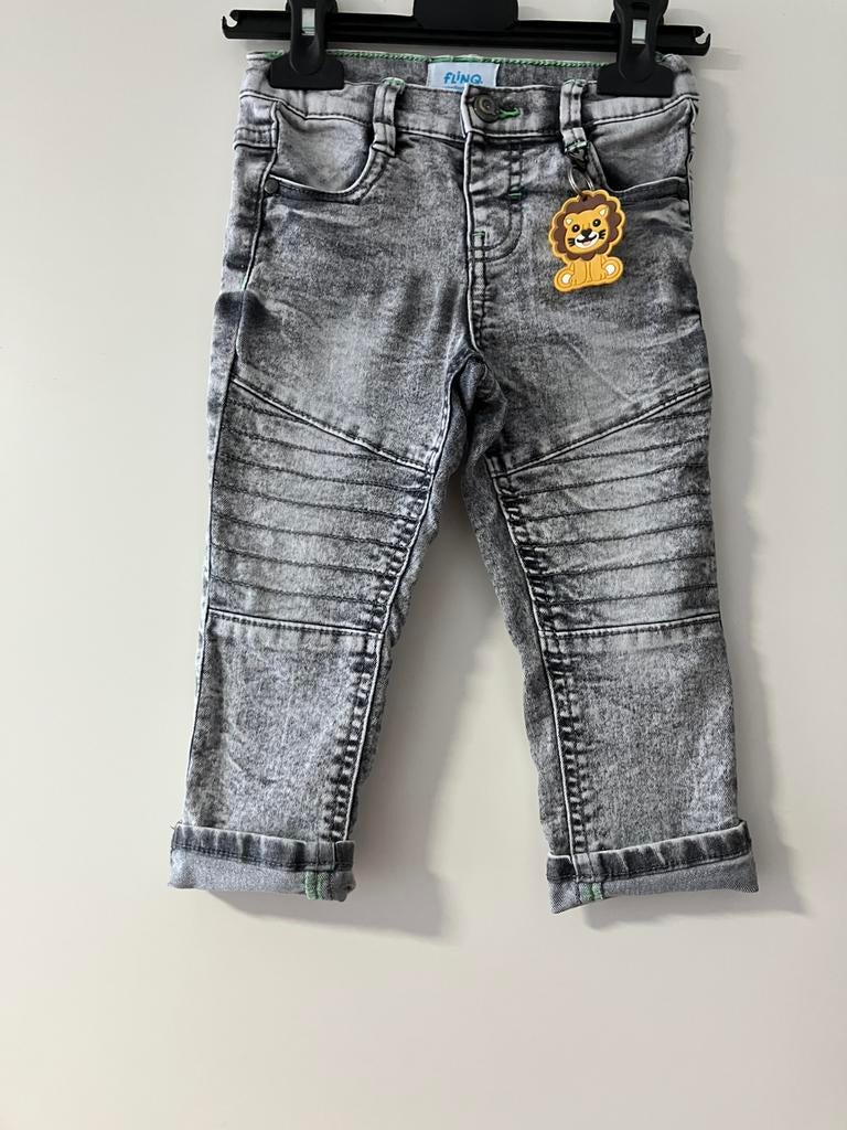 Flinq Grijze Kinder Jeans broek Maat 92, Ophalen of Verzenden, Zo goed als nieuw, Jongen, Broek