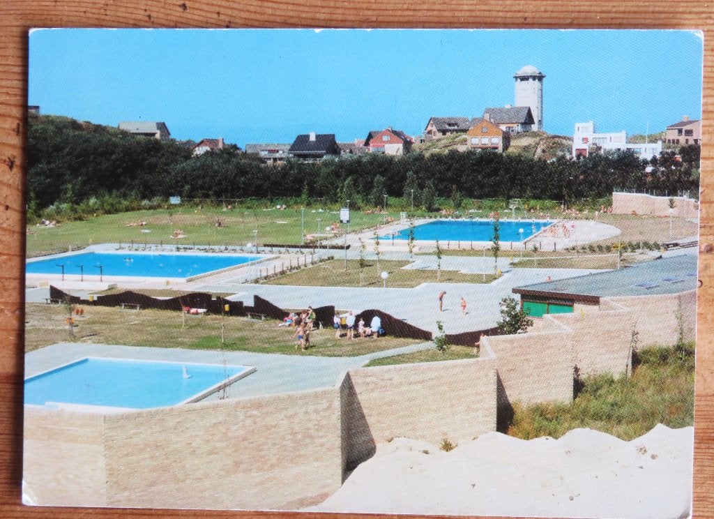 Noordwijk aan Zee met Zwembad en Watertoren, Verzamelen, Ophalen of Verzenden, Voor 1920, Noord-Brabant