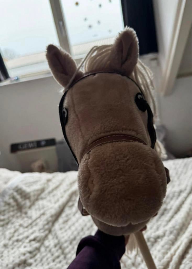 Stokpaard Palomino - Speelplezier voor Jong en Oud, Ophalen of Verzenden, Gebruikt, Jongen of Meisje