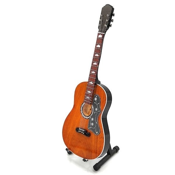 Elvis Presley hout gitaar 25cm mini guitar miniatuur deco, Info@deconoord.nl, Deco Noord, Nieuw, Ophalen of Verzenden