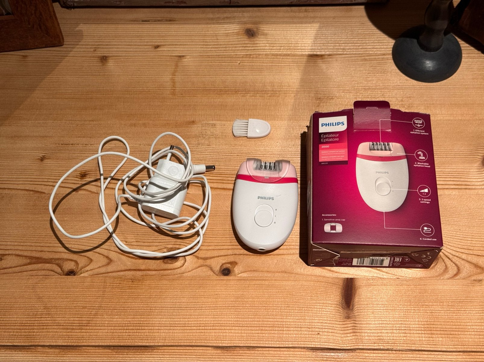 Philips epilator 2000, Ophalen of Verzenden, Zo goed als nieuw, Scheren en Epileren