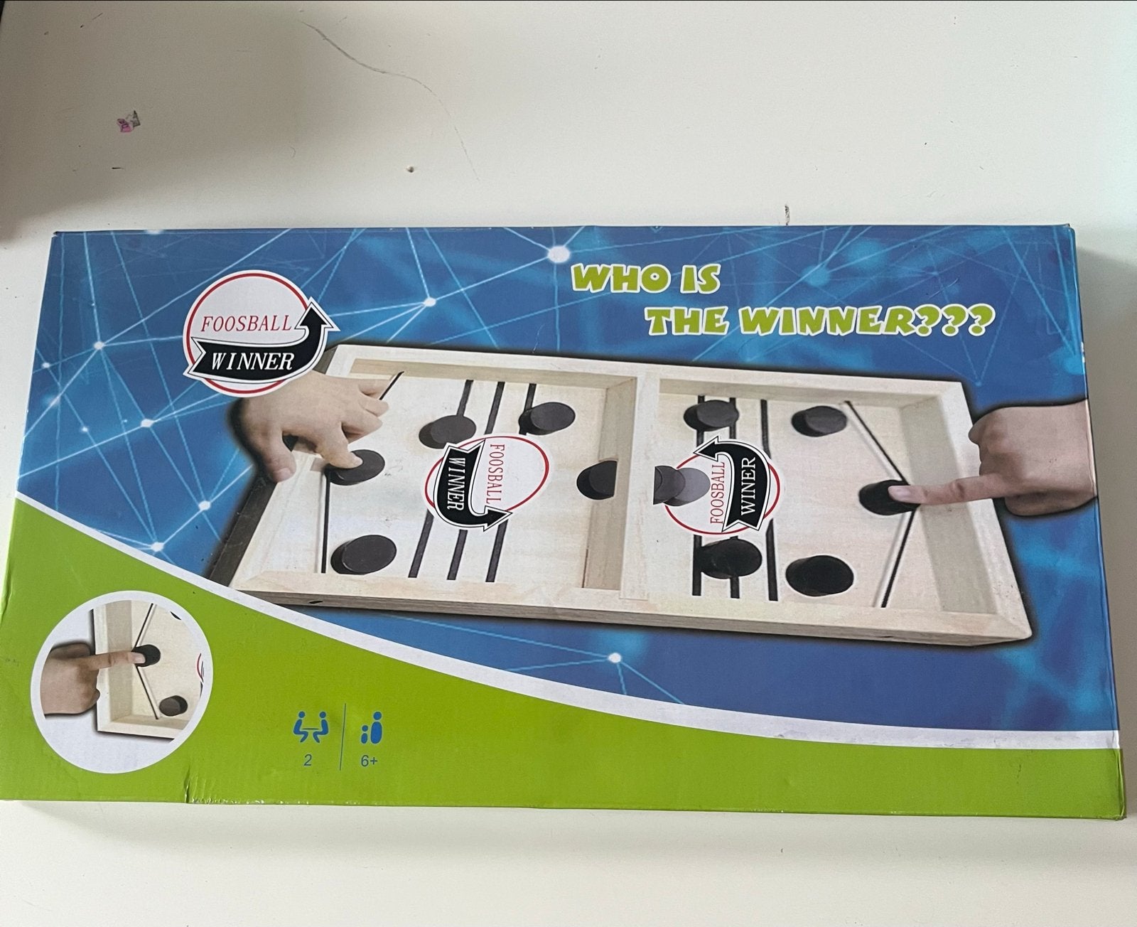 Foosball Winner Sling Puck Spel - Zo goed als nieuw, Een of twee spelers, Ophalen of Verzenden, Zo goed als nieuw, Reisspel