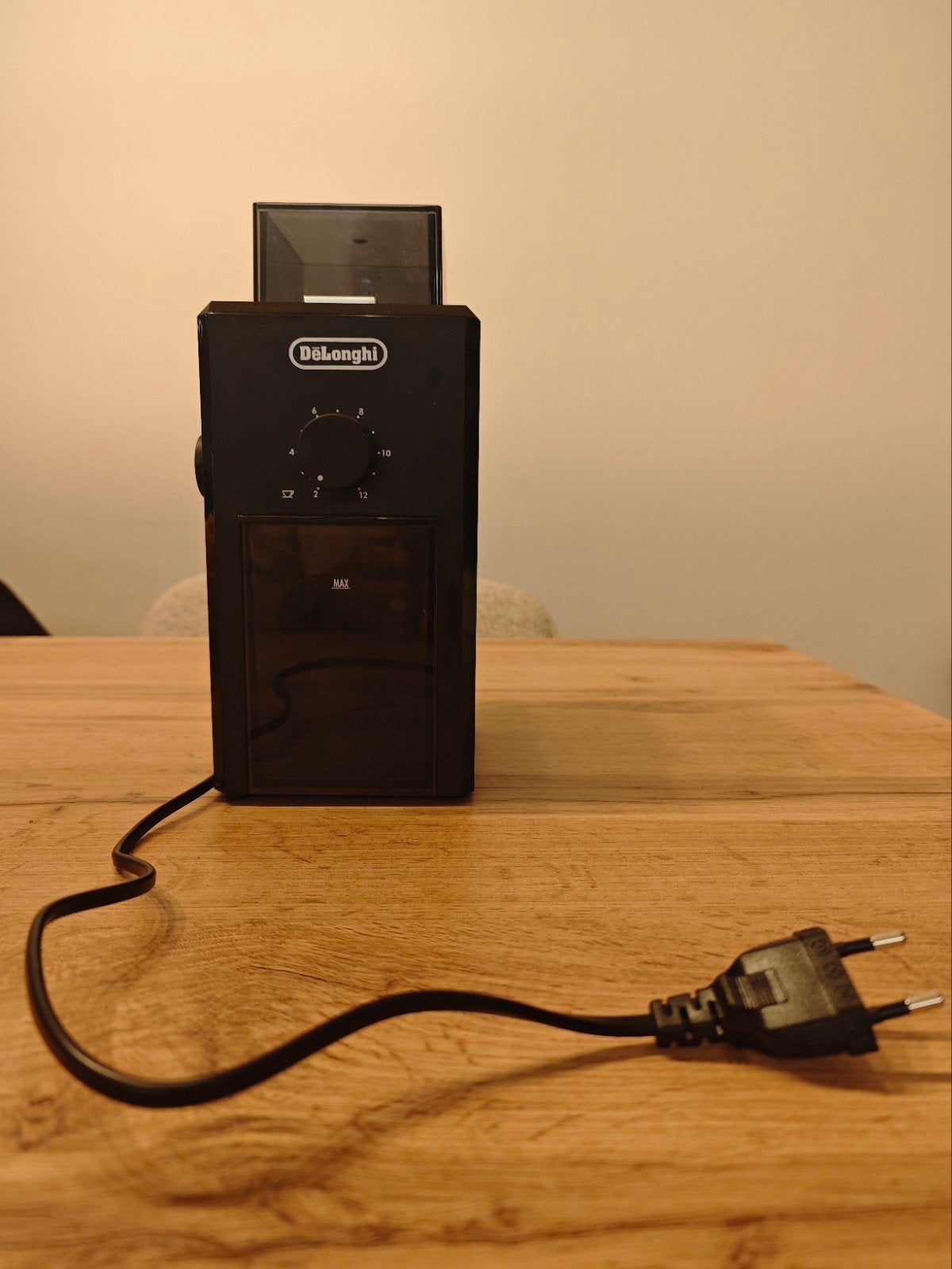 De'Longhi KG79 Koffiemolen - Zwart - Zo goed als nieuw, Ophalen, Zo goed als nieuw, Overige modellen, Koffiebonen