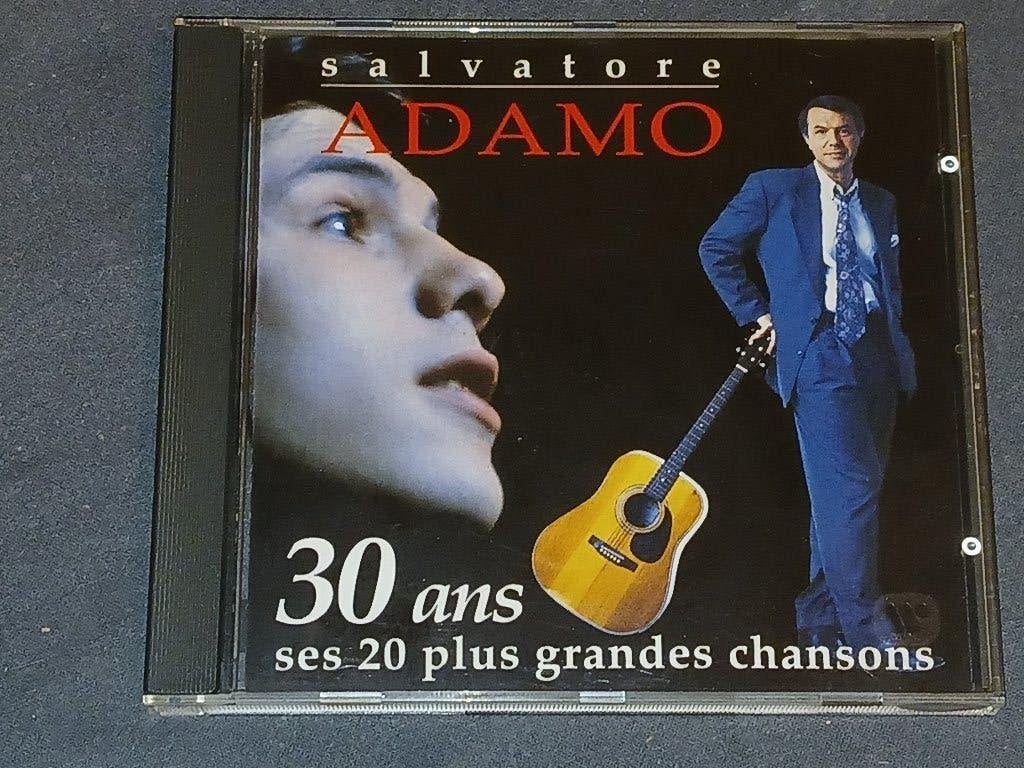 cd ADAMO - 30 ans ses 20 plus grandes chansons, Pop, Ophalen of Verzenden, Zo goed als nieuw, Album