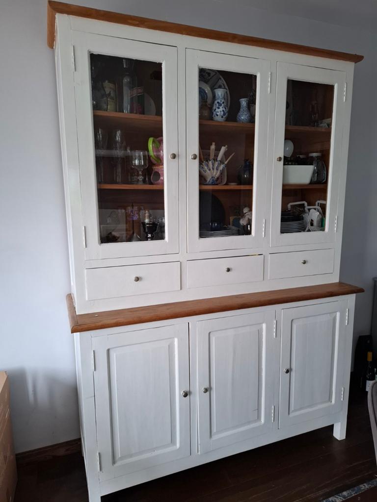 Buffetkast en tv meubel, Huis en Inrichting, Kasten | Buffetkasten, Ophalen, 200 cm of meer, 150 tot 200 cm, Teakhout