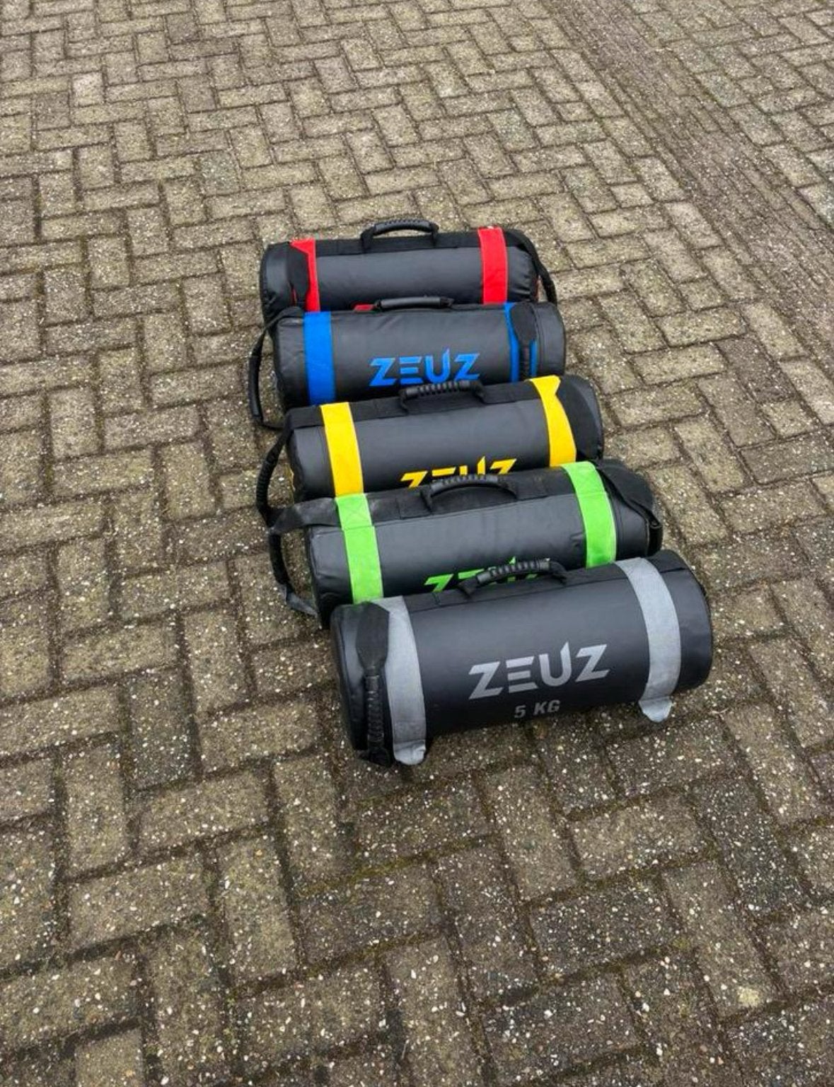 NIEUW ZEUZ powerbags set 5 t/m 25kg, Ophalen, Nieuw