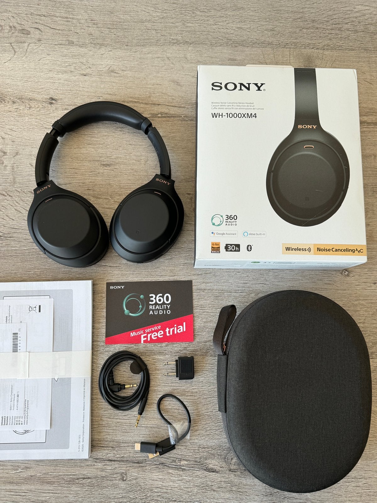 Sony WH-1000XM4 Bluetooth Koptelefoon incl ALLES, Bluetooth, Privacyoffice.SEU@sony.com, Ophalen of Verzenden, Zo goed als nieuw