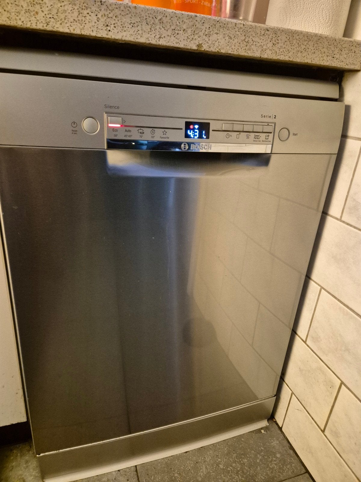 Bosch Silence Serie 2 SMS2ITI33E/34, Ophalen, Gebruikt, Minder dan 85 cm, Eco programma