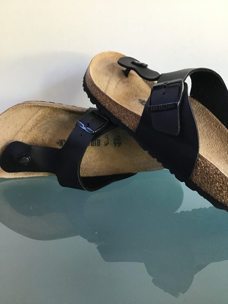 Birkenstock 44 zwart | Ramses Nieuw! | Gratis verzenden, Slippers, Verzenden, Zwart, Zo goed als nieuw