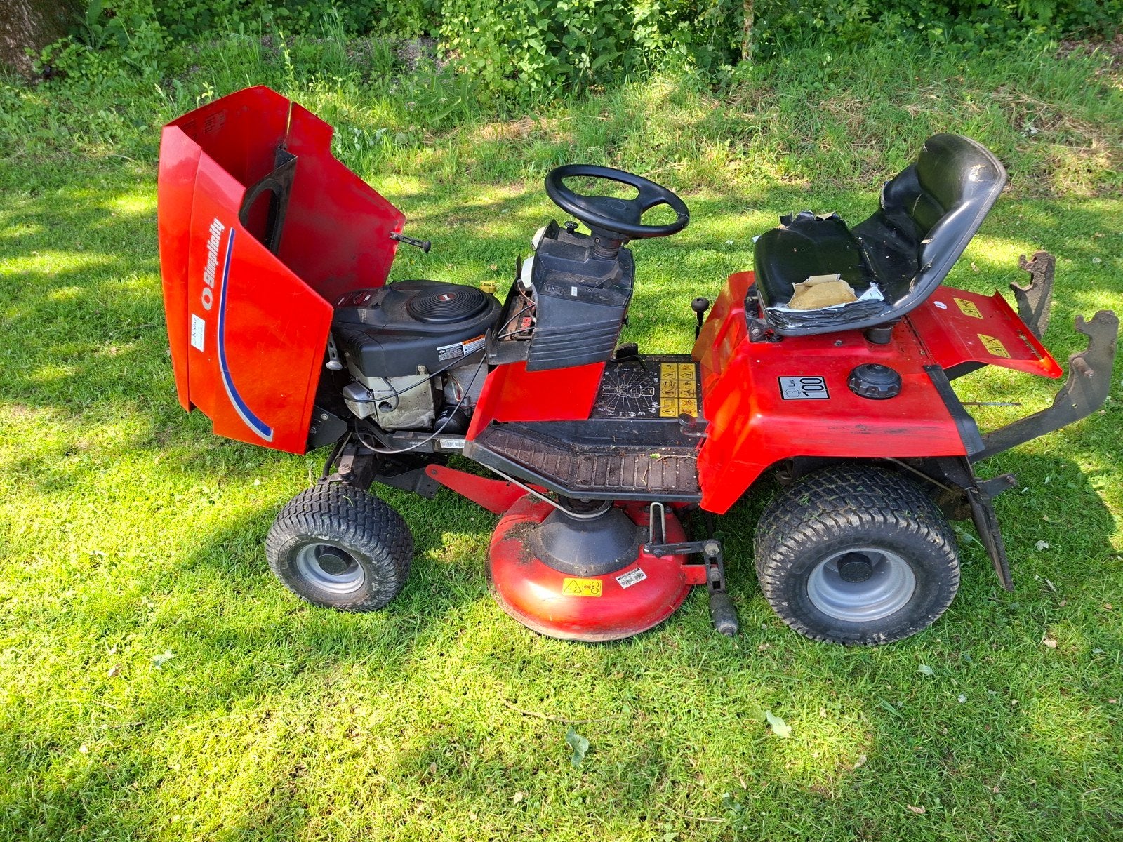 Simplicity Baron 18Pk twin maaier, Ophalen, Cirkelmaaier, Gebruikt, Stiga