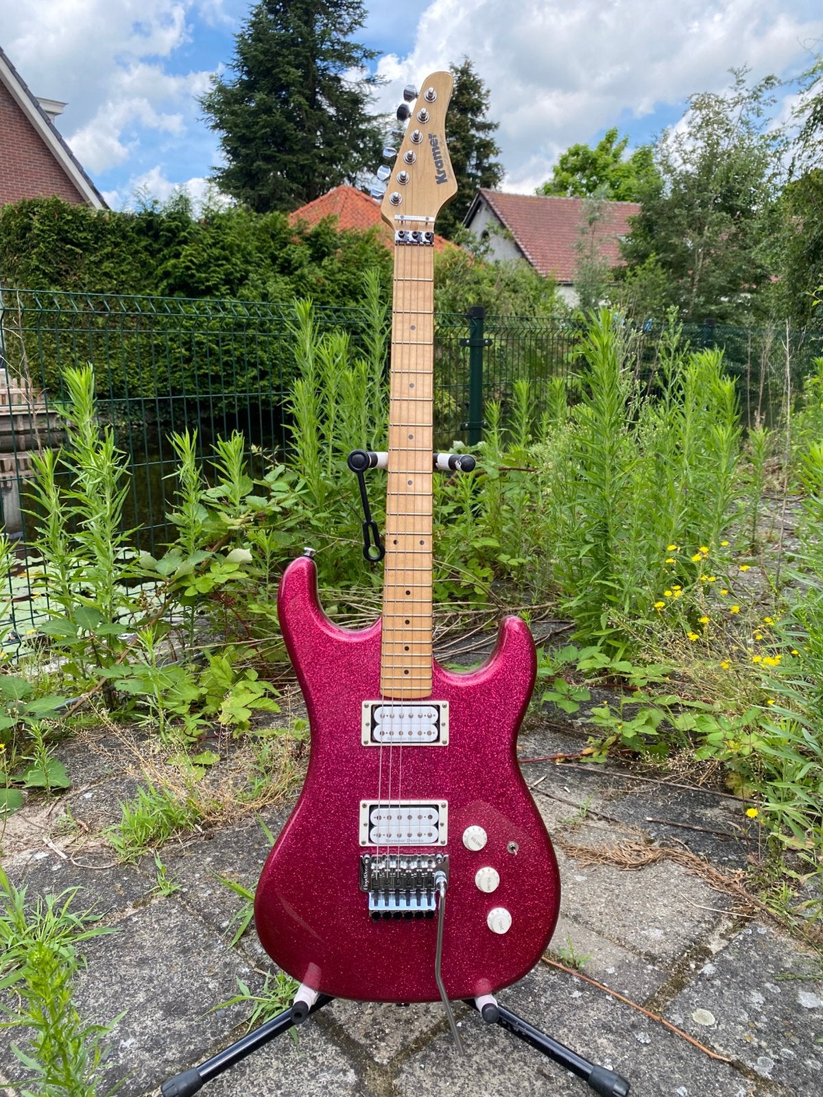 Kramer Pacer Limited Edition (Magenta Flake), Ophalen, Gebruikt, Solid body, Overige merken