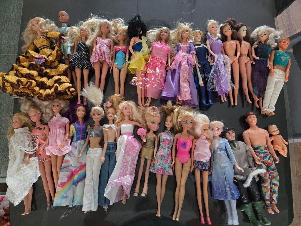 Barbiepoppen verzameling, Kinderen en Baby's, Ophalen of Verzenden, Gebruikt, Barbie