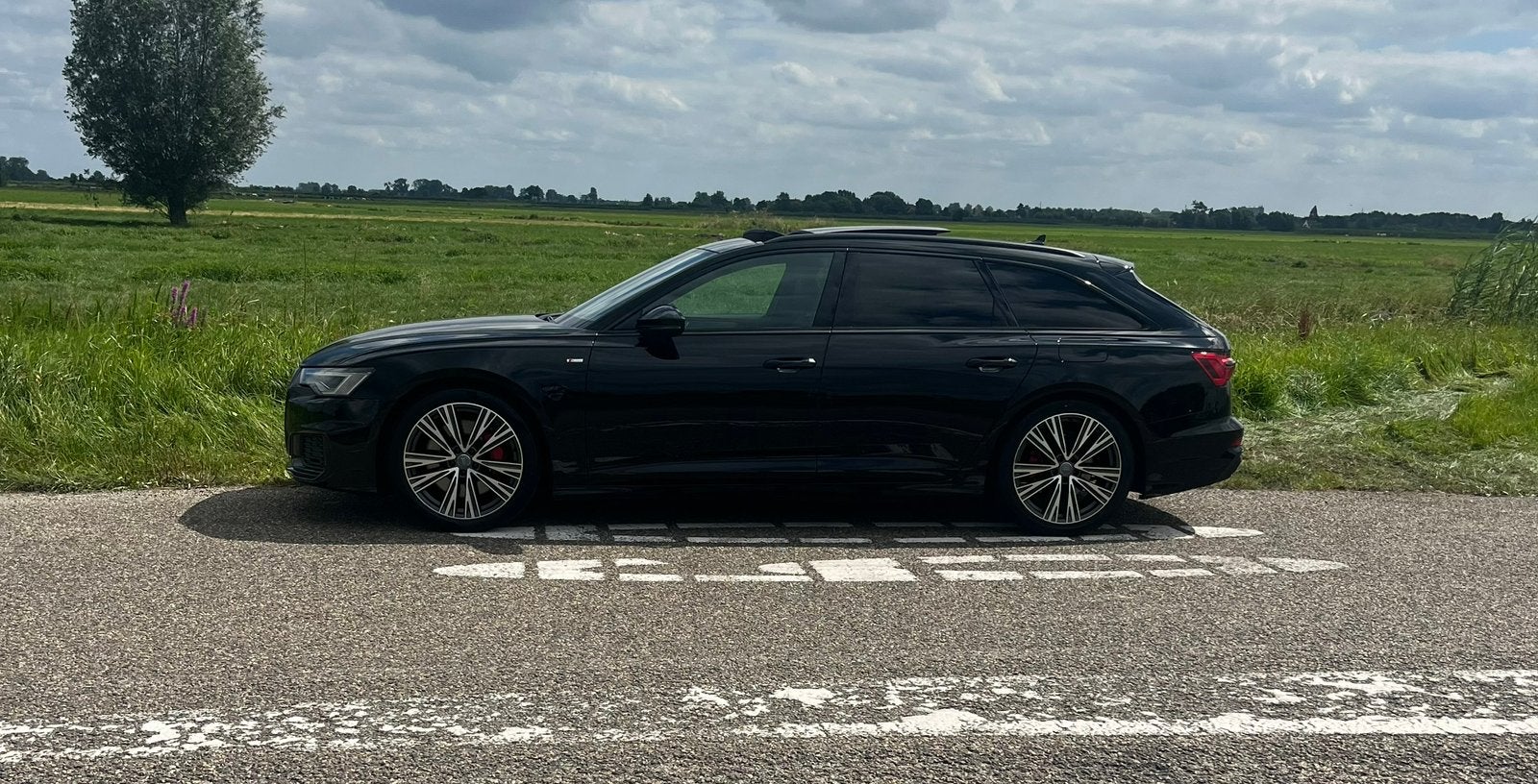 Audi A6 55 Tfsi e Quattro 367pk S Tronic 2021 Zwart, Automaat, 77 km/l, Zwart, Zwart