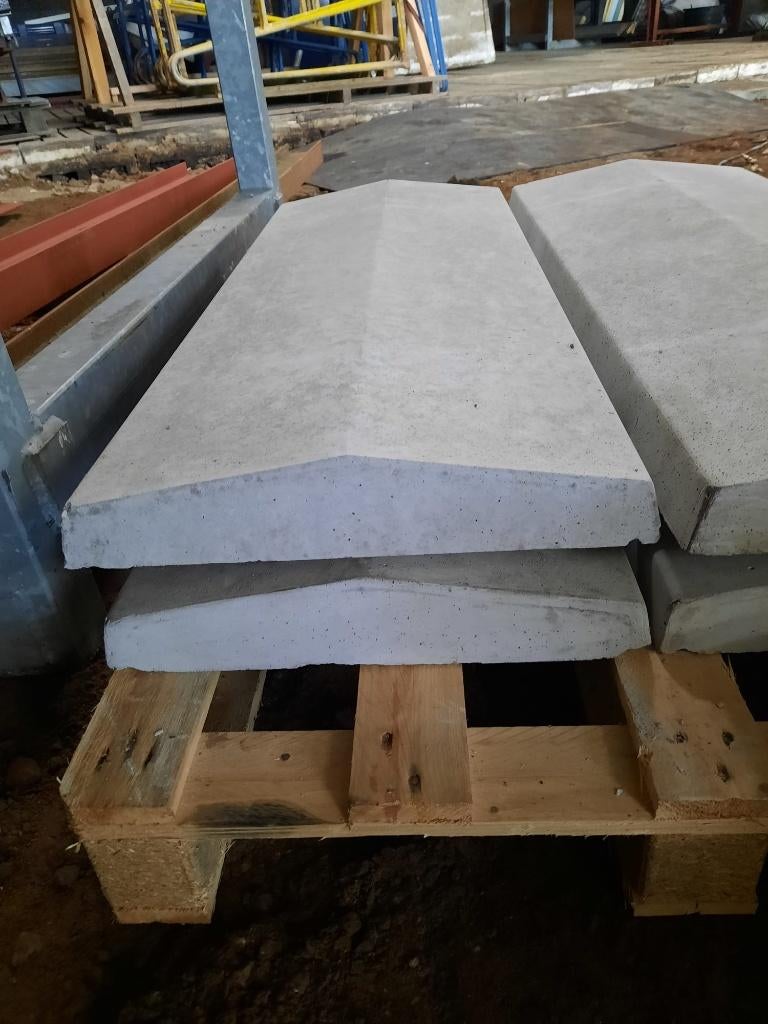 muurafdekking - muurkappen beton, Ophalen, Nieuw