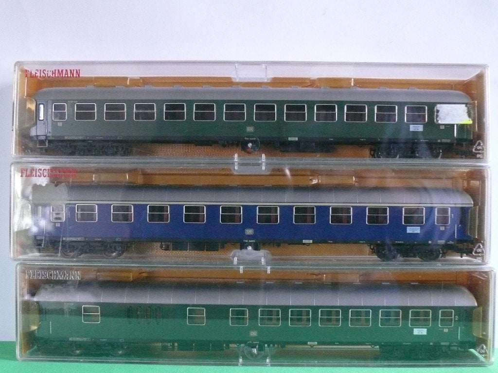 Fleischmann personenrijtuigen 7 stuks HO, Gelijkstroom, Fleischmann, Wagon, Ophalen of Verzenden