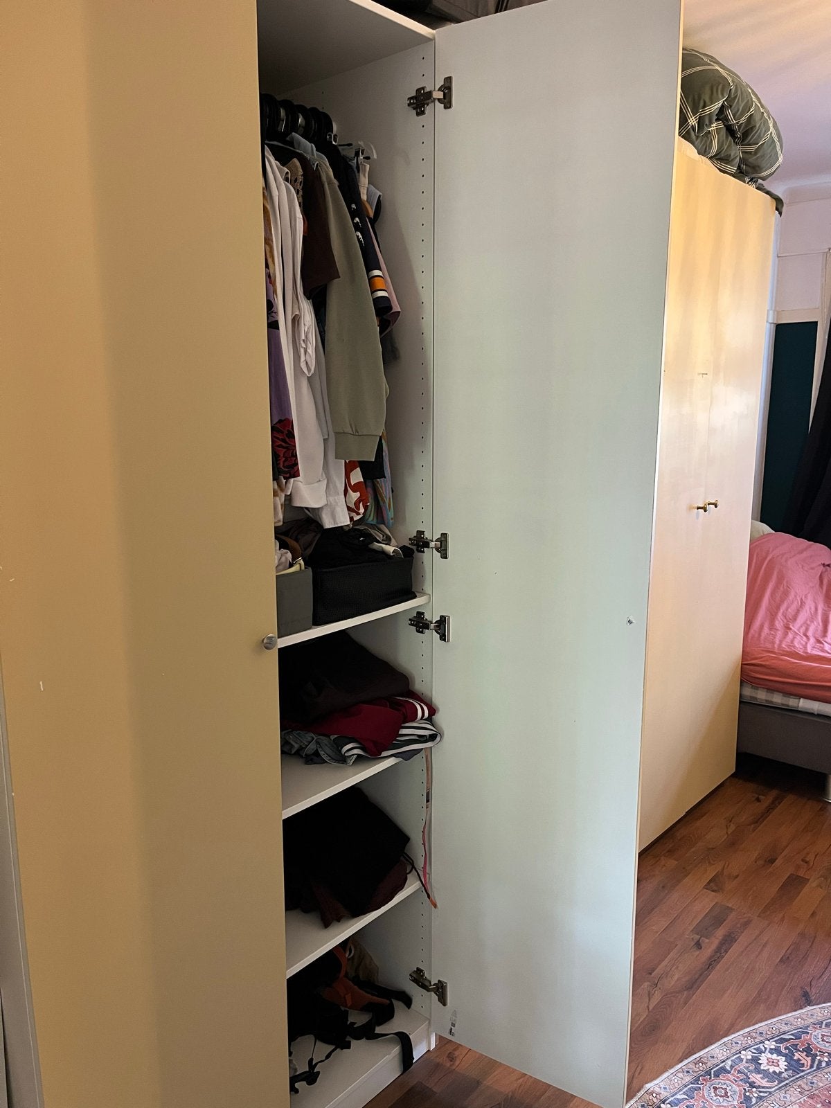 Grote kleding Ikea kast met veel opbergruimte, Ophalen, Gebruikt, 200 cm of meer, 200 cm of meer