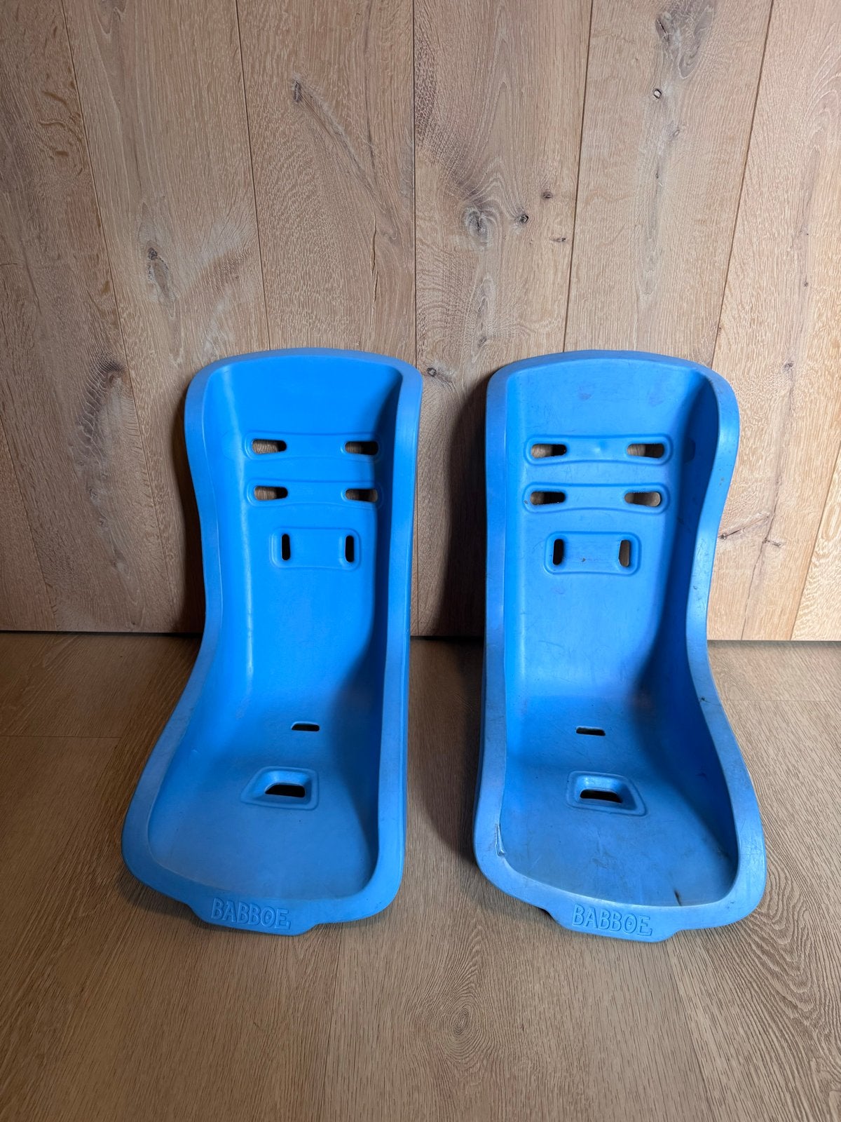 Babboe peuterzit voor bakfiets (2 stuks), Fietsen en Brommers, Ophalen of Verzenden, Gebruikt, 0 t/m 18 kg, Achterzitje