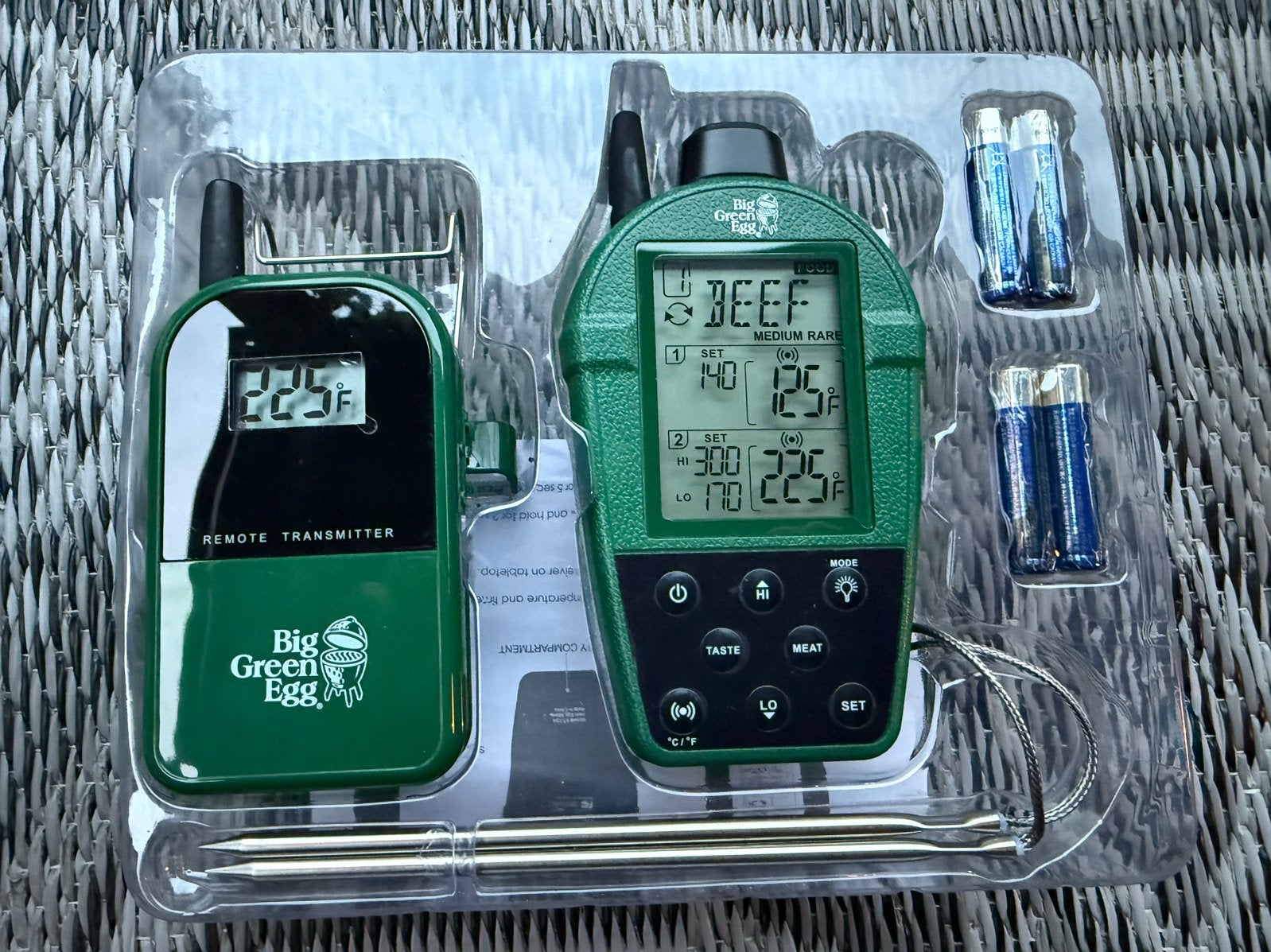 Big Green Egg Dual Probe Remote Draadloze Thermometer Nieuw, Ophalen, Nieuw