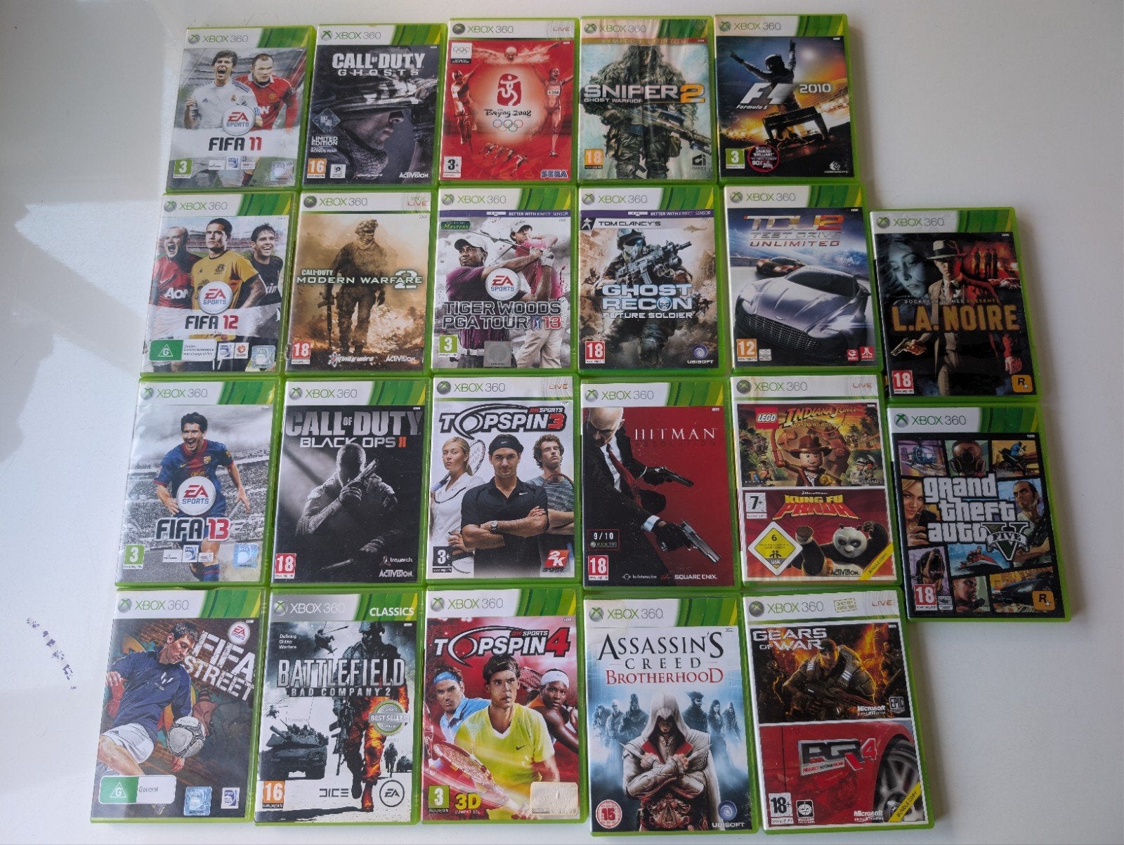 Grote collectie Xbox 360 games (20+ games), Spelcomputers en Games, Games | Xbox 360, Avontuur en Actie, Gebruikt, Vanaf 18 jaar