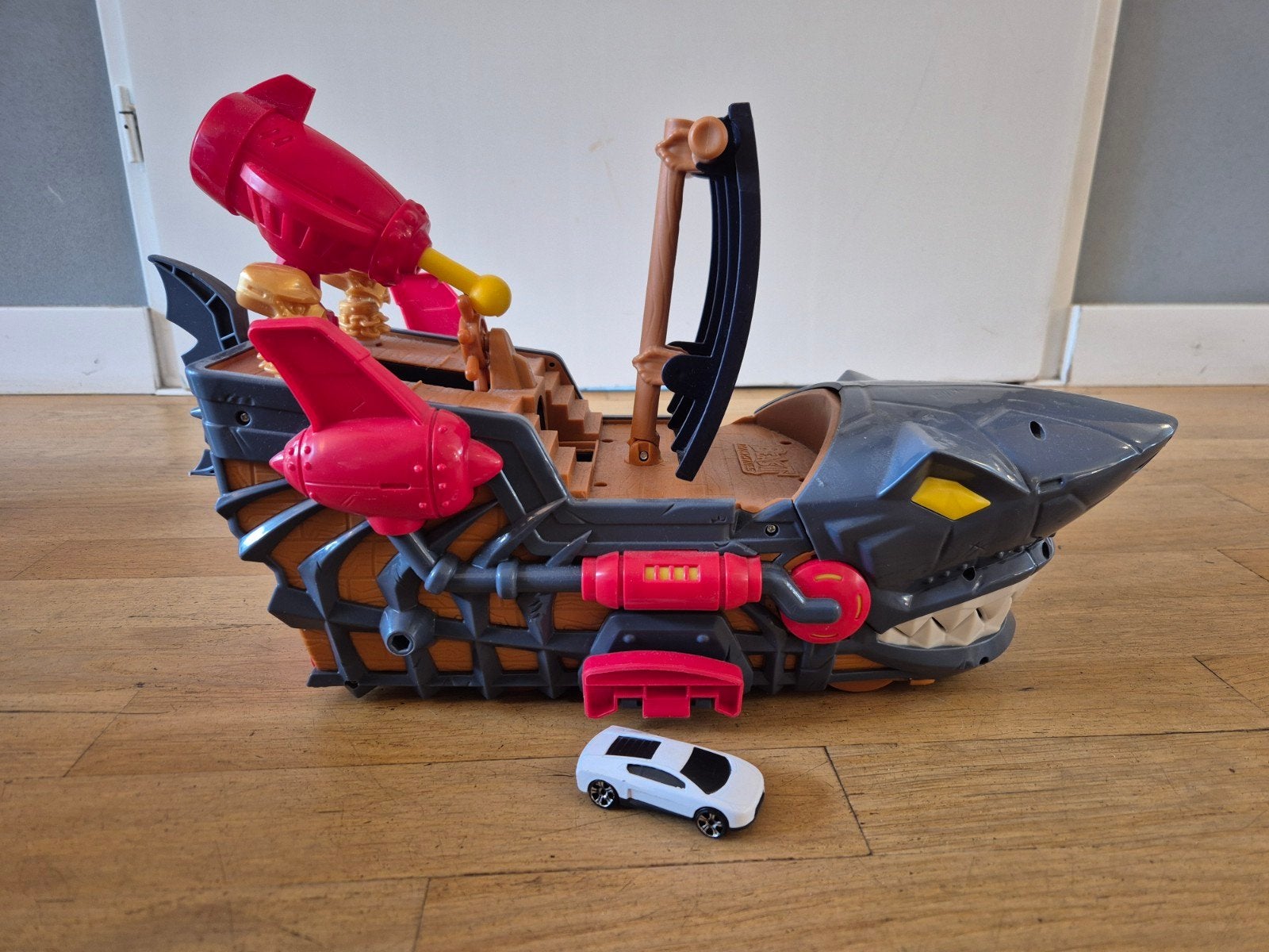 Piratenschip speelset met auto, Ophalen, Gebruikt, Jongen of Meisje