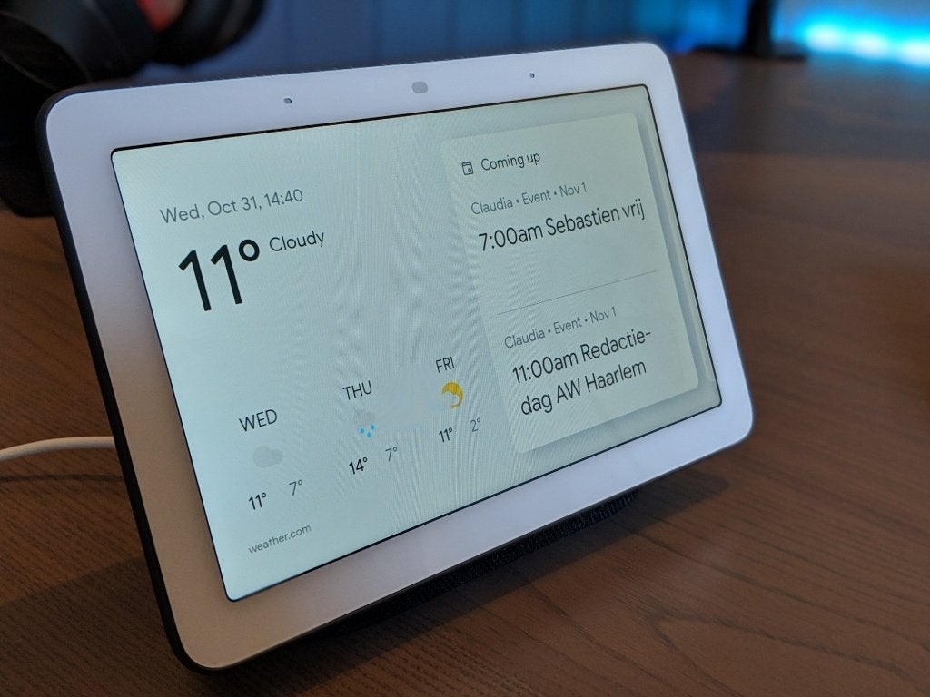 Google Nest Hub - Grijs, Slimme speaker, Ophalen of Verzenden, Inclusief microfoon, Minder dan 60 watt