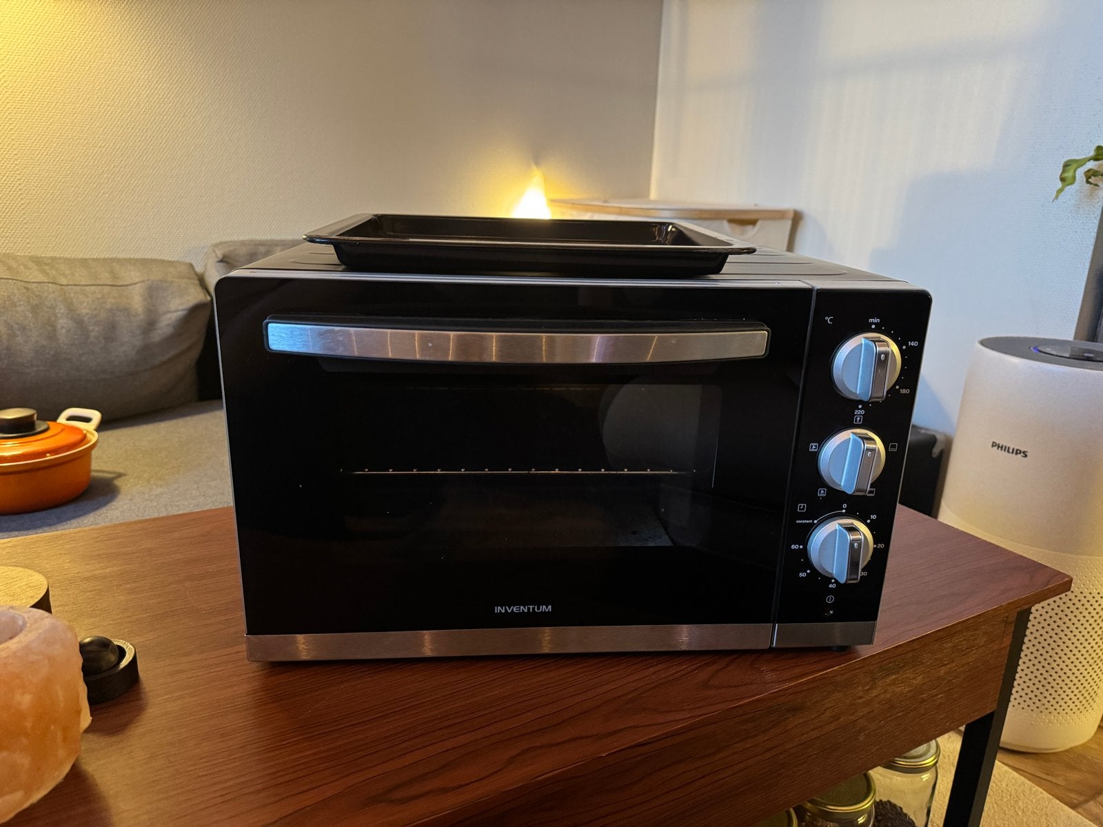 Inventum compacte oven, Ophalen, Minder dan 45 cm, Gebruikt, Hete lucht