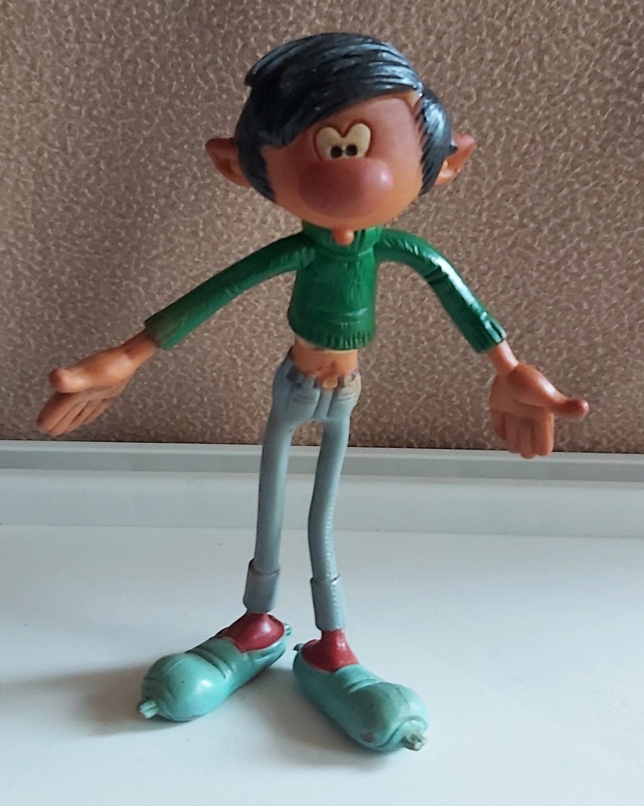 Guust Flater actiefiguur - Vintage stripfiguur, Verzamelen, Ophalen, Gebruikt