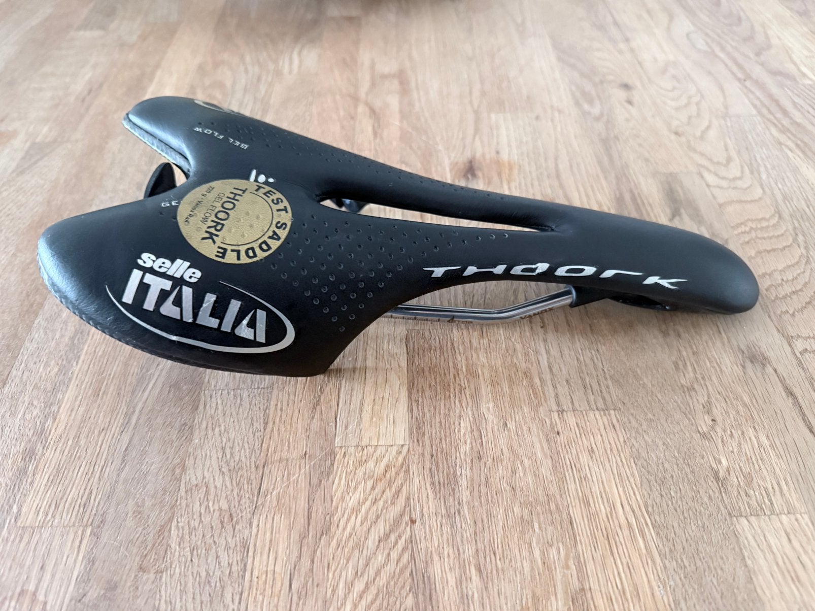 Selle Italia Thoork Superflow – Vanox rails, Ophalen of Verzenden, Zo goed als nieuw, Gravelbike, Zadel