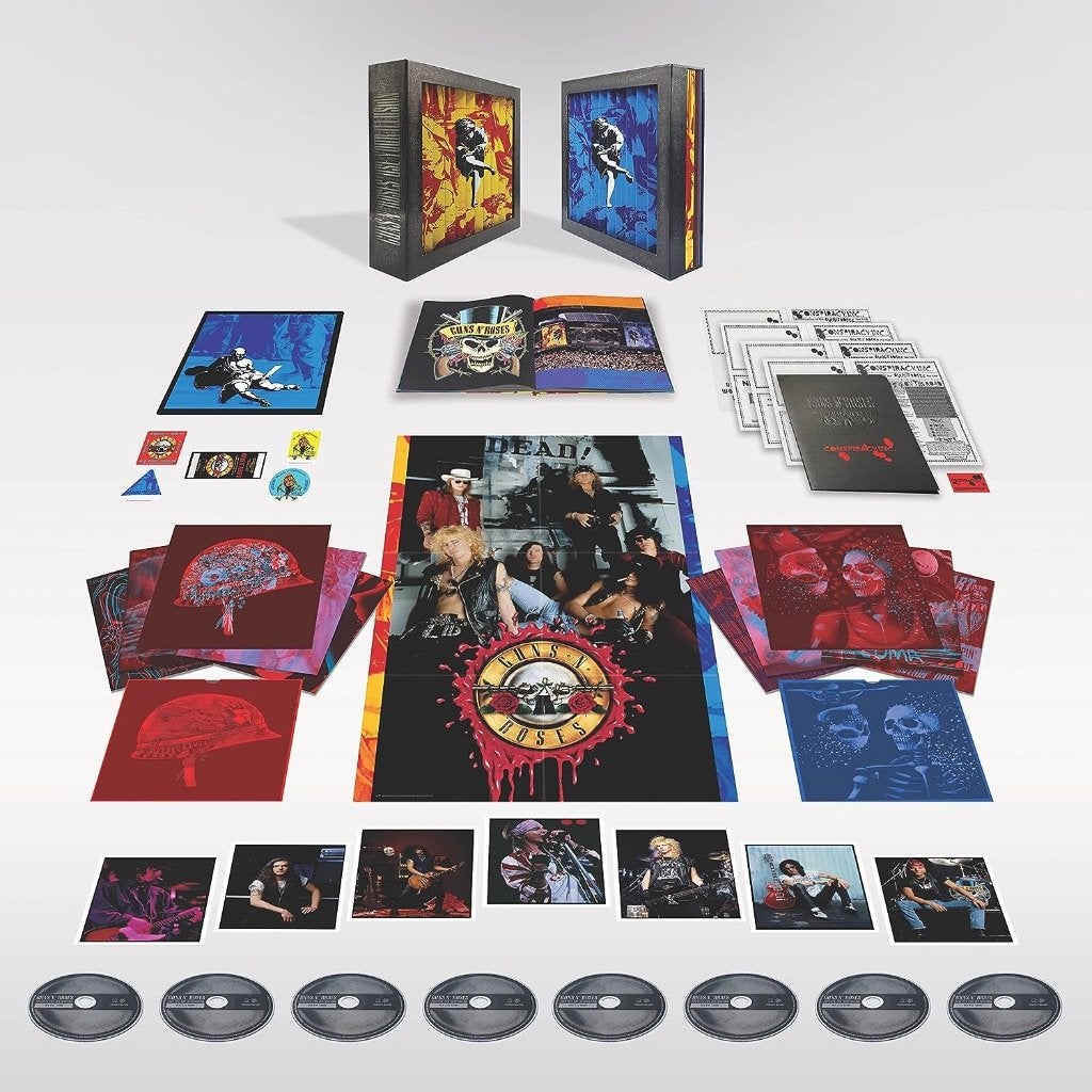 7Cd+BRDvd Guns N Roses Use Your Illusion I & II Deluxe NIEUW, Ophalen of Verzenden, Nieuw in verpakking, Boxset, Inclusief boekje