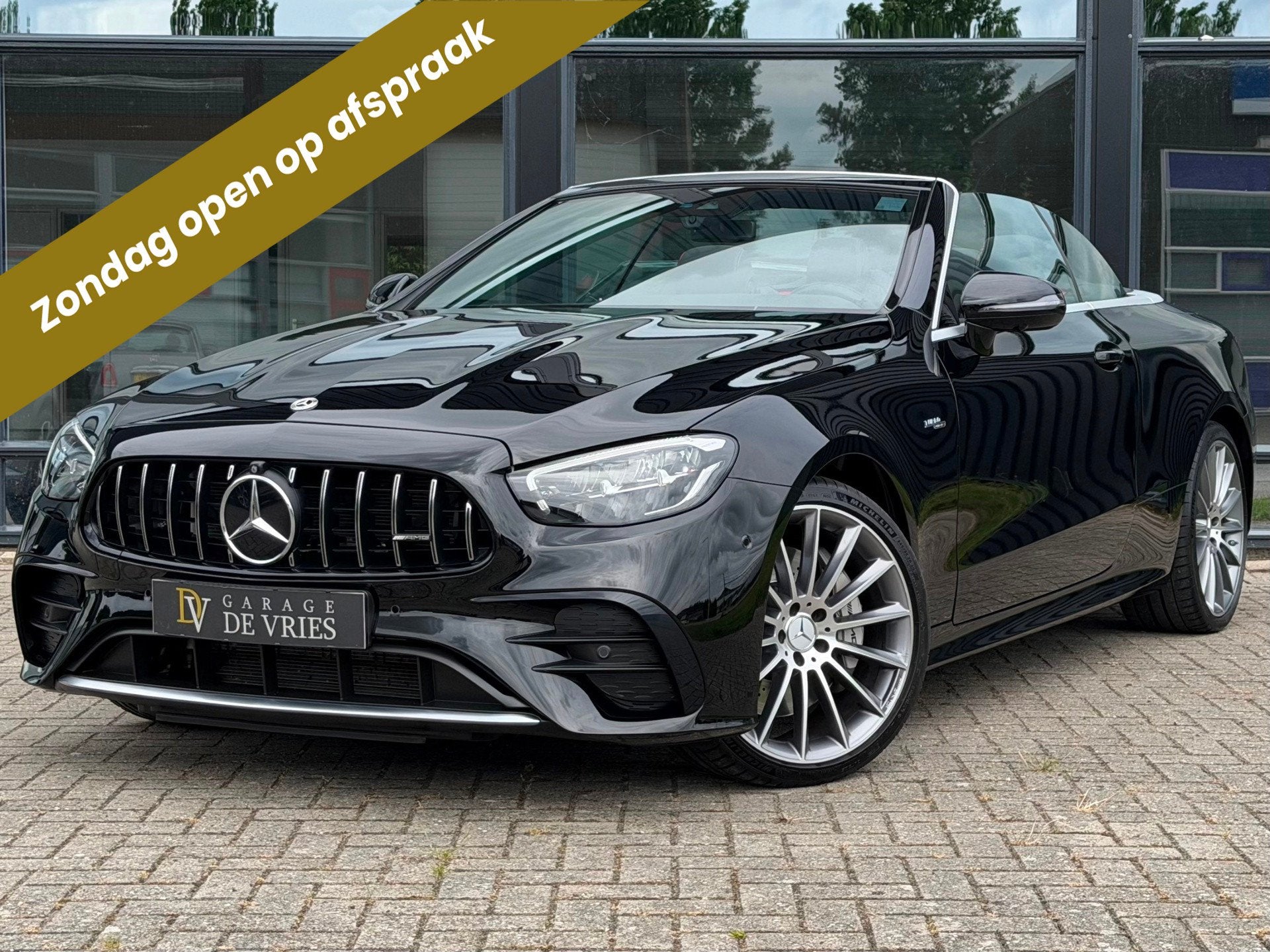 Mercedes-Benz E-klasse Cabrio AMG 53 4MATIC Performance Full, Auto's, Automaat, Dealer onderhouden, 435 pk, Gebruikt