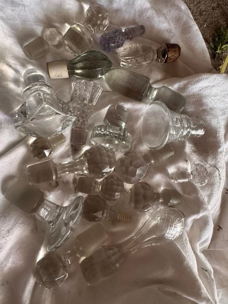 Kristallen flessen stoppen, Antiek en Kunst, Antiek | Glas en Kristal, Ophalen of Verzenden