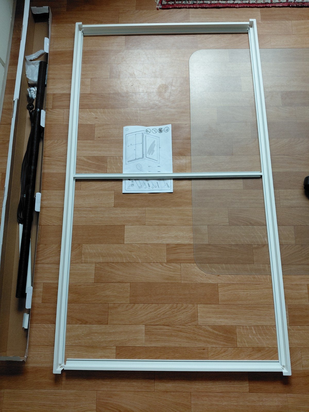 Inzethor voor draai-/kiepraam 80 x 145 cm  (Bruynzeel, wit), Ophalen, 80 tot 100 cm, Overige typen, Minder dan 200 cm