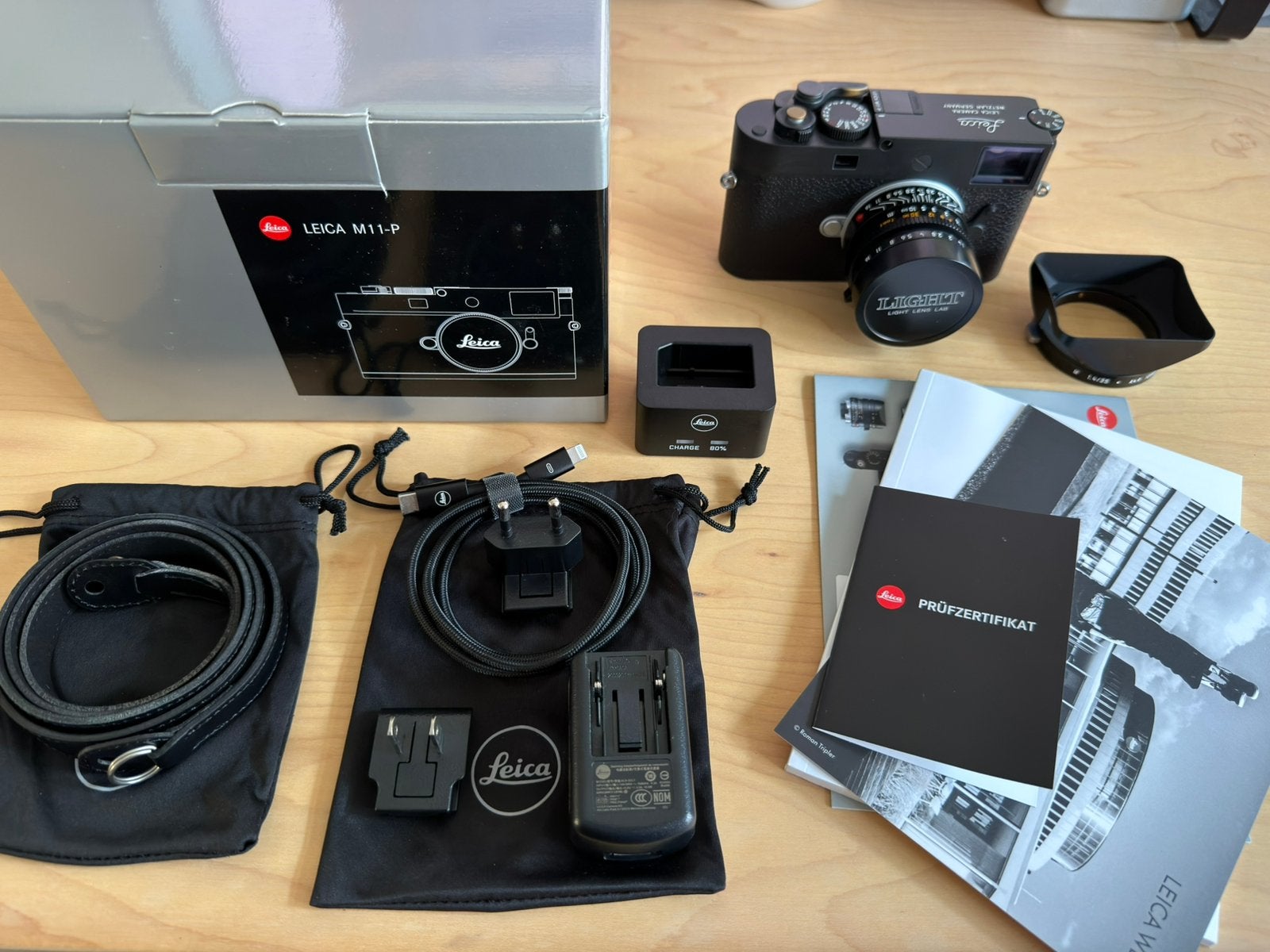 Leica M11-P + Light Lens Lab 35mm f/1.4, Leica, Camera, Ophalen, Zo goed als nieuw