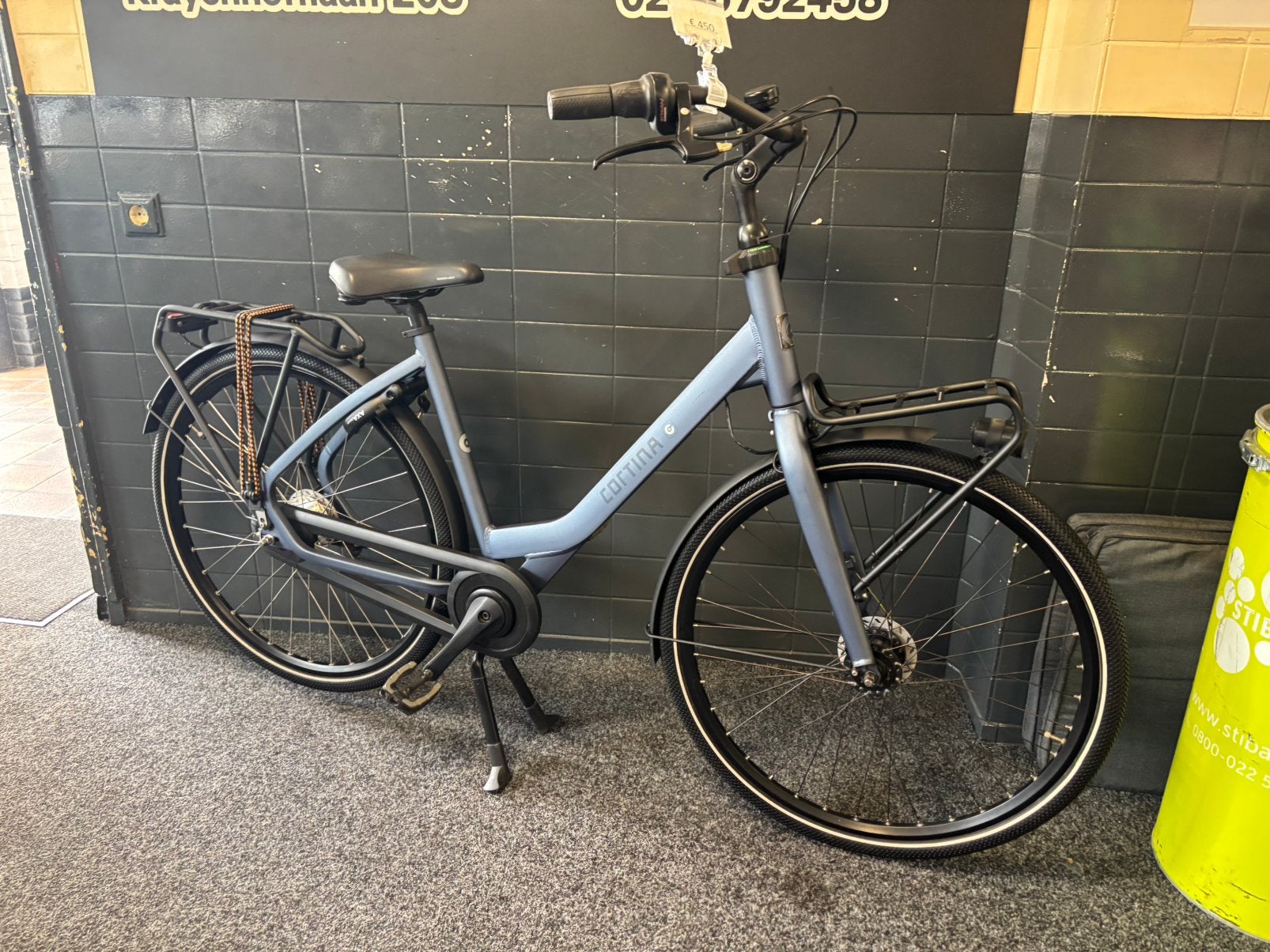 CORTINA COMMON 50CM 7VERS. MAT BLAUW NIEUWSTAAT ZIJNE FIETS, Fietsen en Brommers, Fietsen | Dames | Damesfietsen, Overige merken