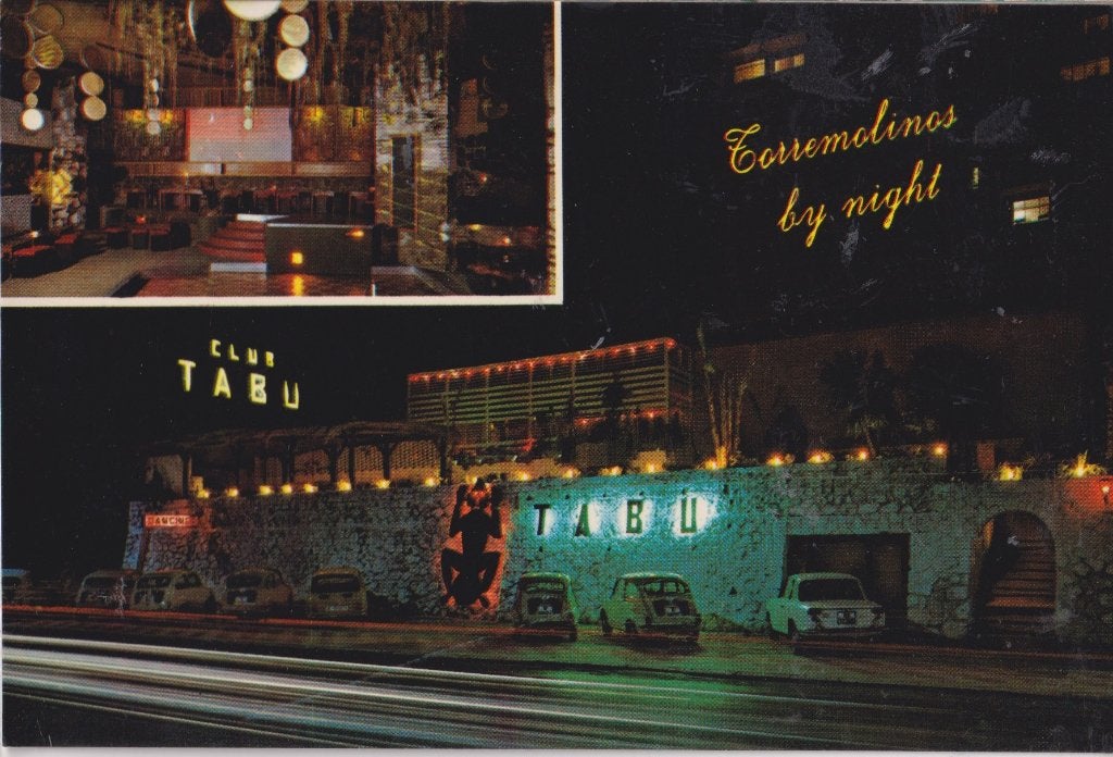 Spanje Torremolinos By Night Tabu club, Verzenden, 1960 tot 1980, Ongelopen, Stad of Dorp